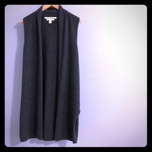 Long Cashmere Vest - sz M